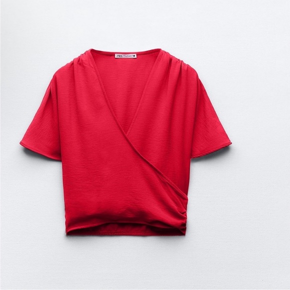 Flowy Wrap Top ZARA - Picture 3 of 6